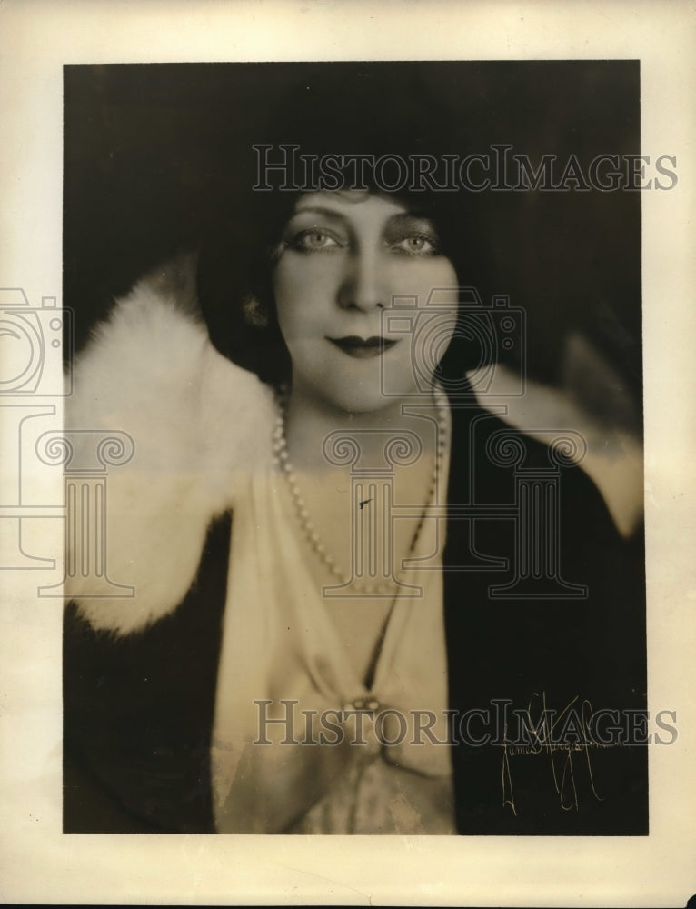 1931 Press Photo Alma Peterson Prima Donna Soprano - Historic Images