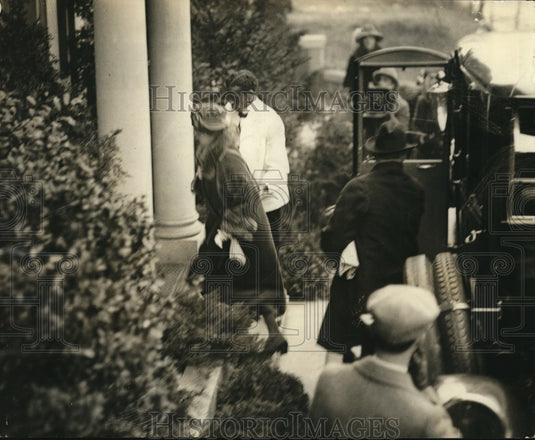 1924 Press Photo First Lady Margaret Wilson at Father's Home - nex12422-Historic Images