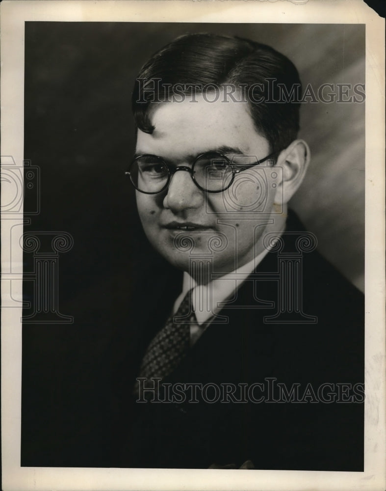 1928 Press Photo Andrew Hertel, &quot;BCJ&quot; at Milwaukee Journal - Historic Images