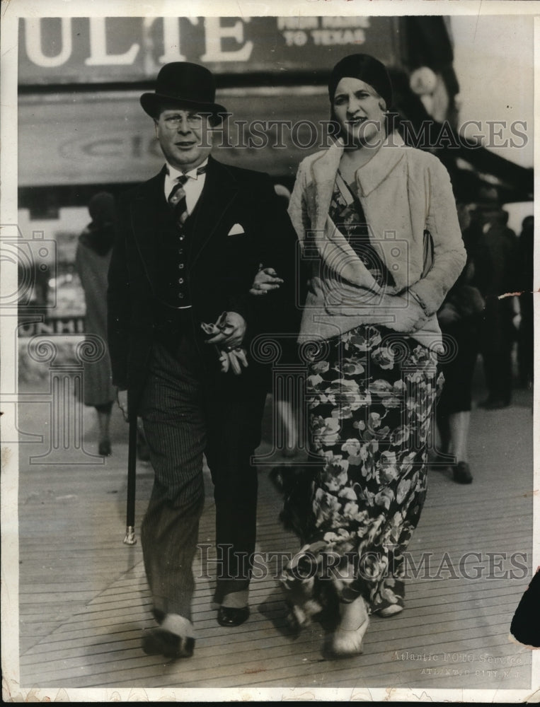 1931 Press Photo The Prince and Princess Albert de Calais - Historic Images