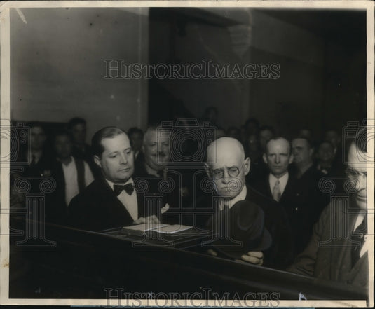 1926 Press Photo Frank C Mooney In Court After Threatening To Blow Up John J Ra - Historic Images