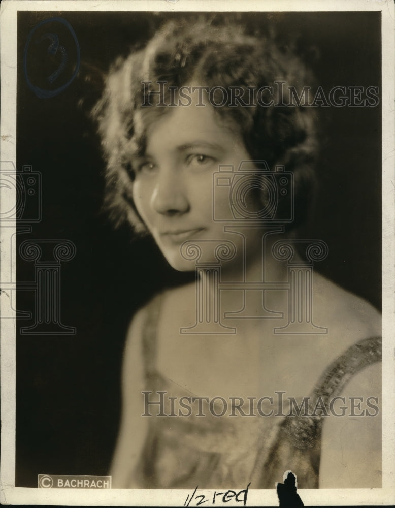 1924 Press Photo Geraldine Welsh sec of Women&#39;s committee - Historic Images