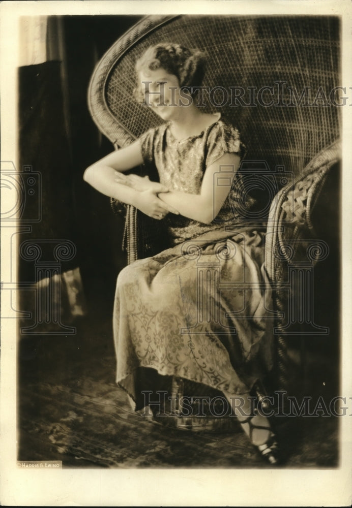 1924 Press Photo Miss Emma Stitt  engagement to Lt Robert W Fleming - Historic Images
