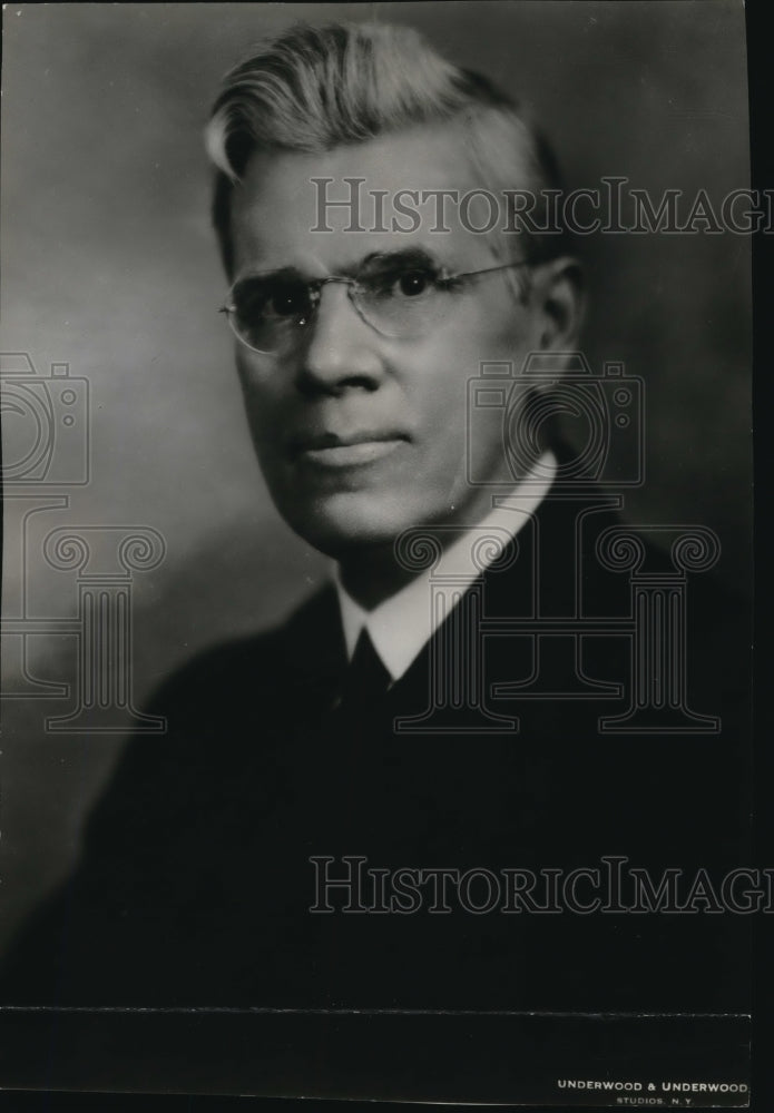 1933 Press Photo Rev Dr john  McDowell author of Social Creed of Presbyterian - Historic Images