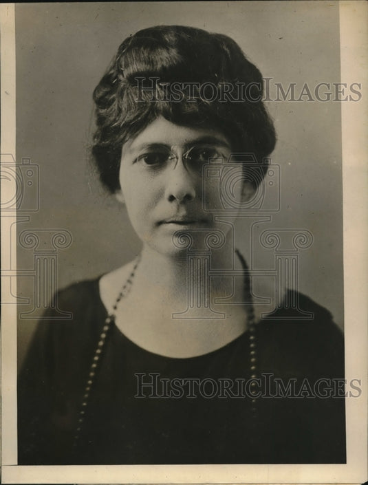 1926 Press Photo Chicago Ill. Dr Nancy E Scott prof at Kalamazoo College - Historic Images
