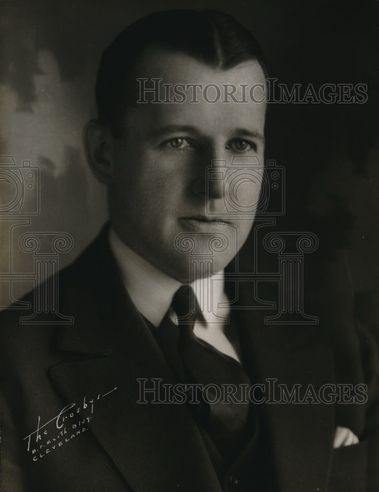 1927 Press Photo George Langan Mgr of Allen Theater - Historic Images