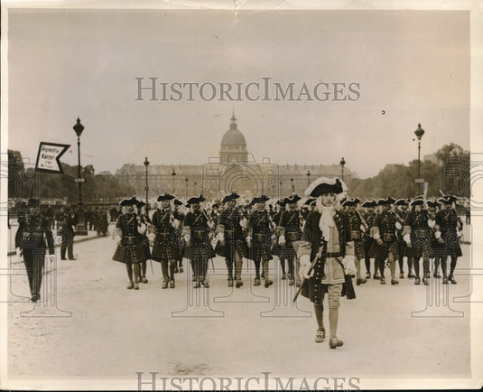 1931 Press Photo Martinique represented in French National Fourth of July parade - Historic Images