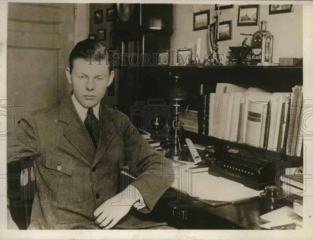 1930 Press Photo Bengt Strongren, Youngest Scientist in the World - Historic Images