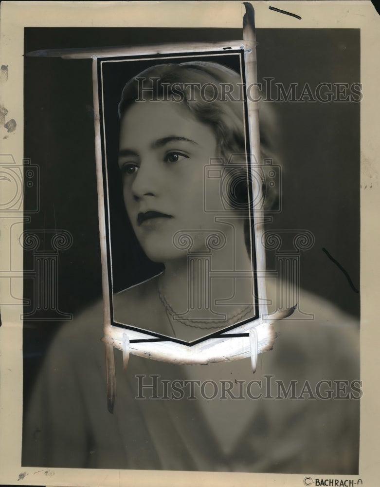 1932 Press Photo Miss Phyllis Pratt daughter of Rep Ruth Pratt of NY - Historic Images