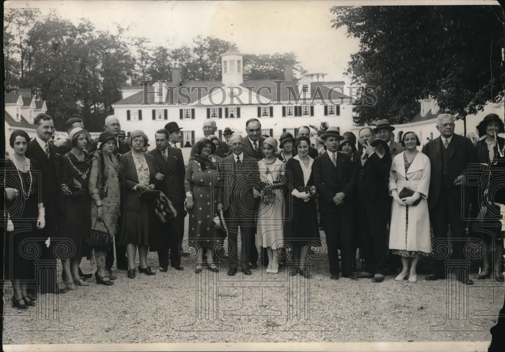 1931 Press Photo US mayors tour of France Mayor Smith of Kansas City - Historic Images