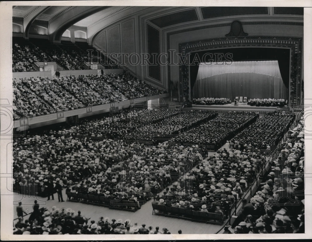 1937 Press Photo 181st Commencement Graduation, University of Pennsylvania - Historic Images