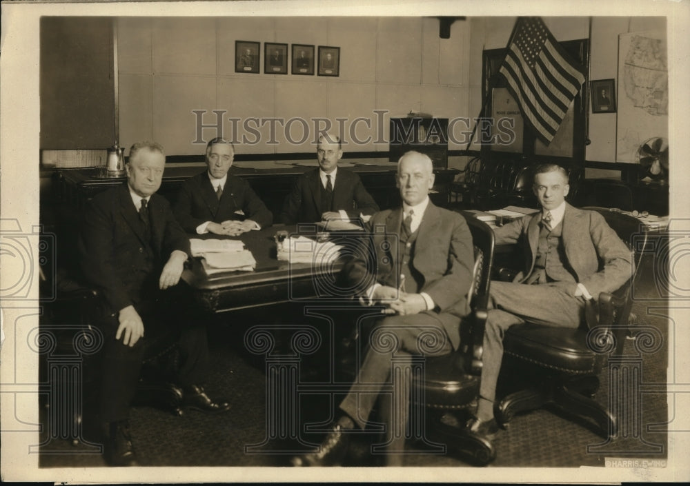 1923 Press Photo Victor Murdock, Huston Thompson, Vernon W. Van Fleet, - Historic Images