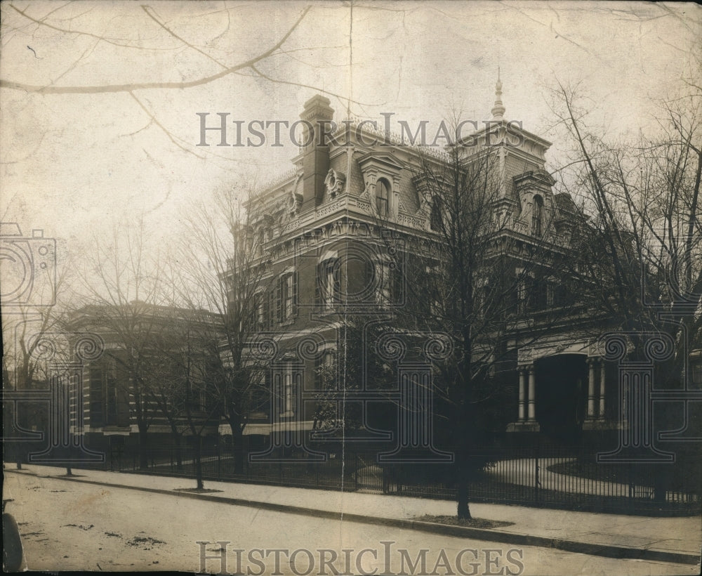 1912 Press Photo British Embassy on Connecticut Avenue in Washington D.C. - Historic Images