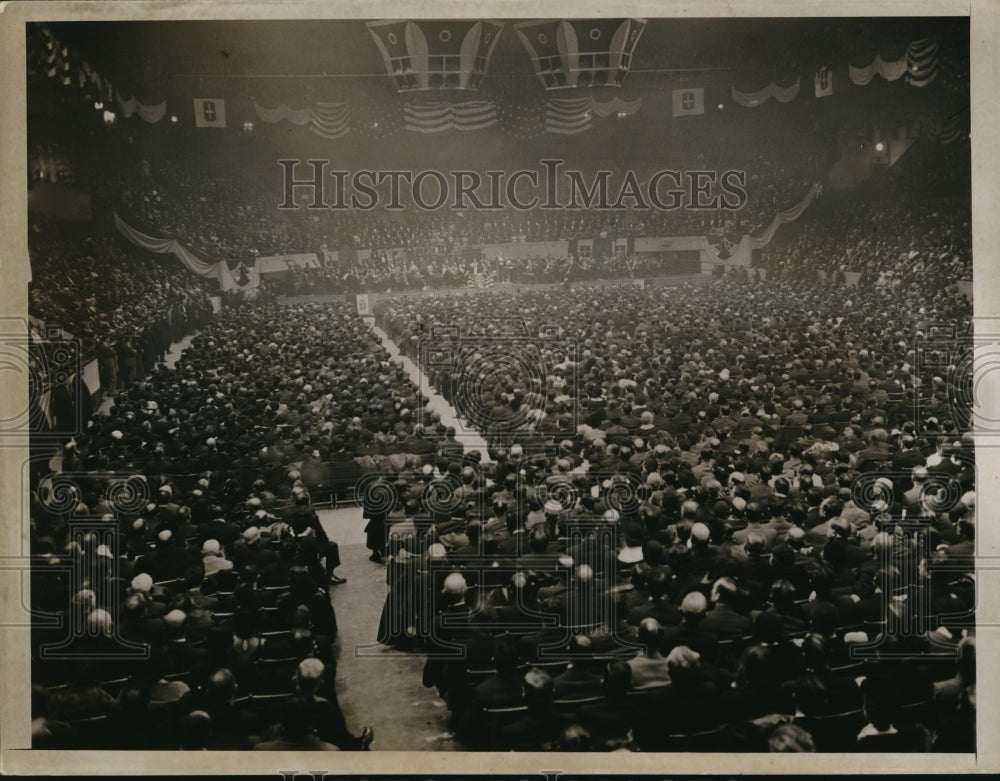 1935 Press Photo Gala at Madison Square Garden to Benefit Italian Red Cross - Historic Images