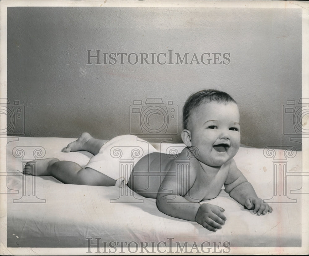 1952 Press Photo Duane Gillespie Little Gerold Baby Picture - Historic Images