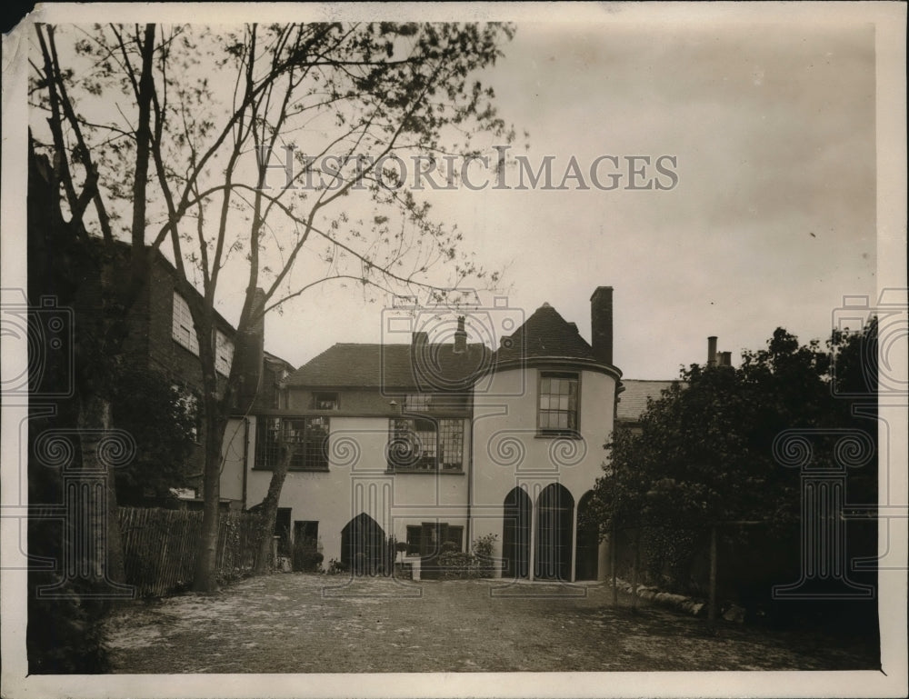 1930 Press Photo Birthplace of Painter Thomas Gainsborough at Sudbury - Historic Images