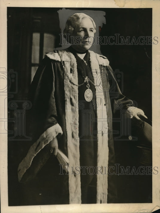 1926 Press Photo Mrs. Mary Bell, Pioneer in Feminist Movement - Historic Images