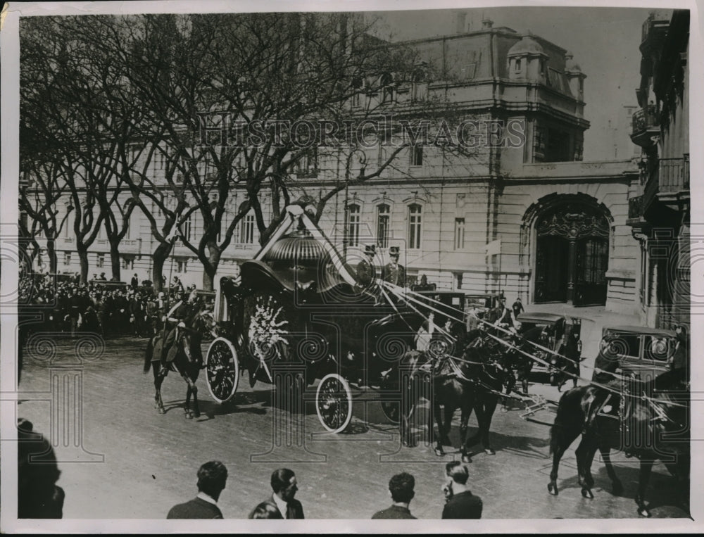 1930 Press Photo Funeral of Military College Cadets killed in revolution in - Historic Images