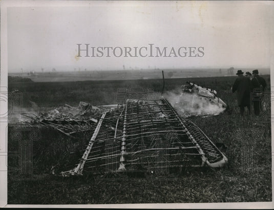 1927 Press Photo Biplane That Did Not Break The Worlds Non Stop Flight Record - Historic Images