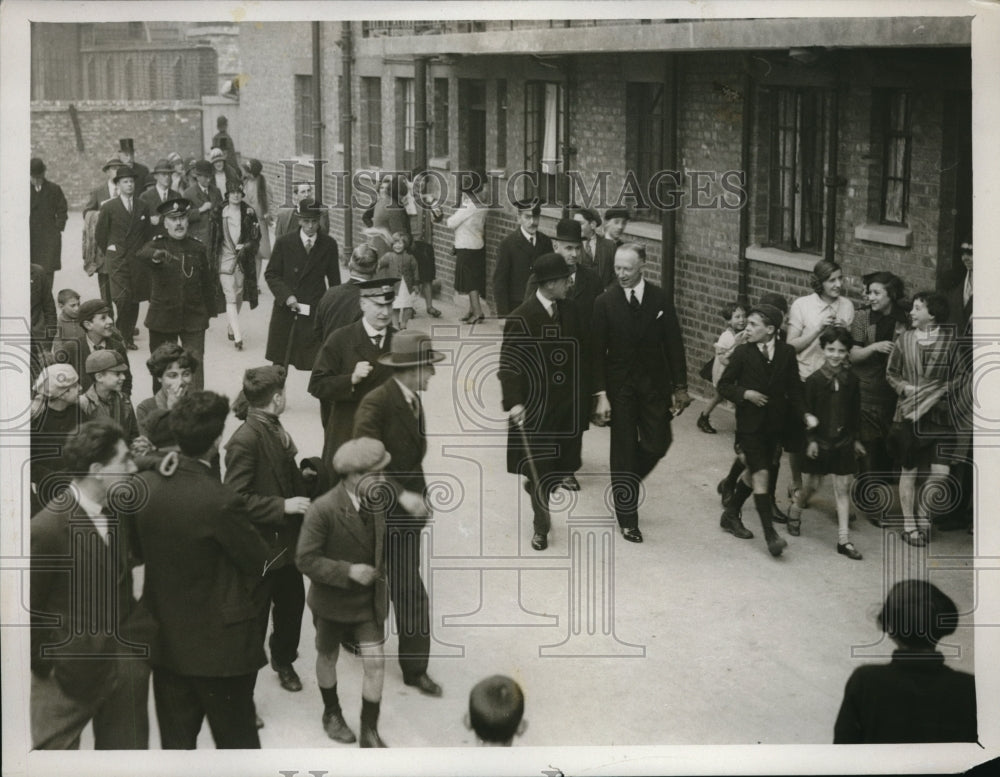 1927 Press Photo Prince of Wales Corporation of London Sherpherdess Walk Houses - Historic Images