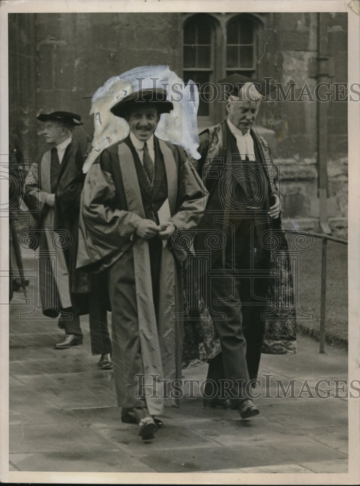1926 Press Photo King of Spain with Lord Cave at Oxford - Historic Images