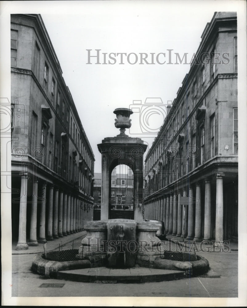 1949 Press Photo Bath England  classic architecture copied from Romans - Historic Images