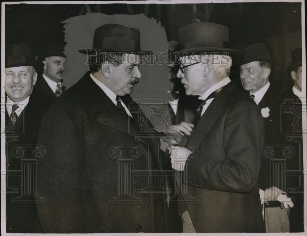 1932 Press Photo Ramsay MacDonald and Sir John Simon M Herriot French Premier - Historic Images