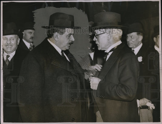1932 Press Photo Ramsay MacDonald and Sir John Simon M Herriot French Premier - Historic Images