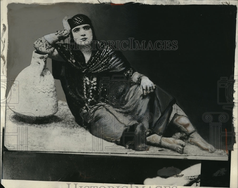 1929 Press Photo El Sit Tawheada (El means Lady or Mrs) - Historic Images