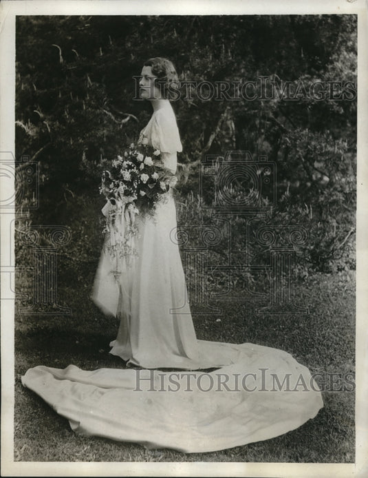 1932 Press Photo Norma Schuetz, Elected May Queen Randolph-Macon Women's College - Historic Images