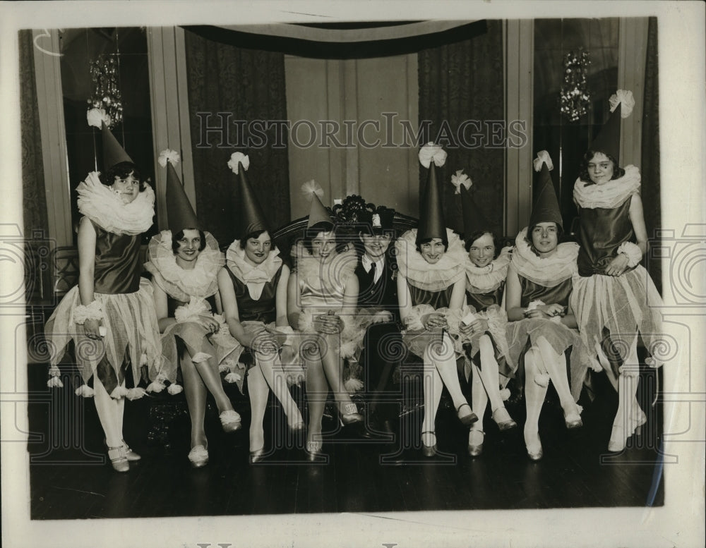 1929 Press Photo Pen Women&#39;s Breakfast at DC S Mullett, E Chambers - Historic Images