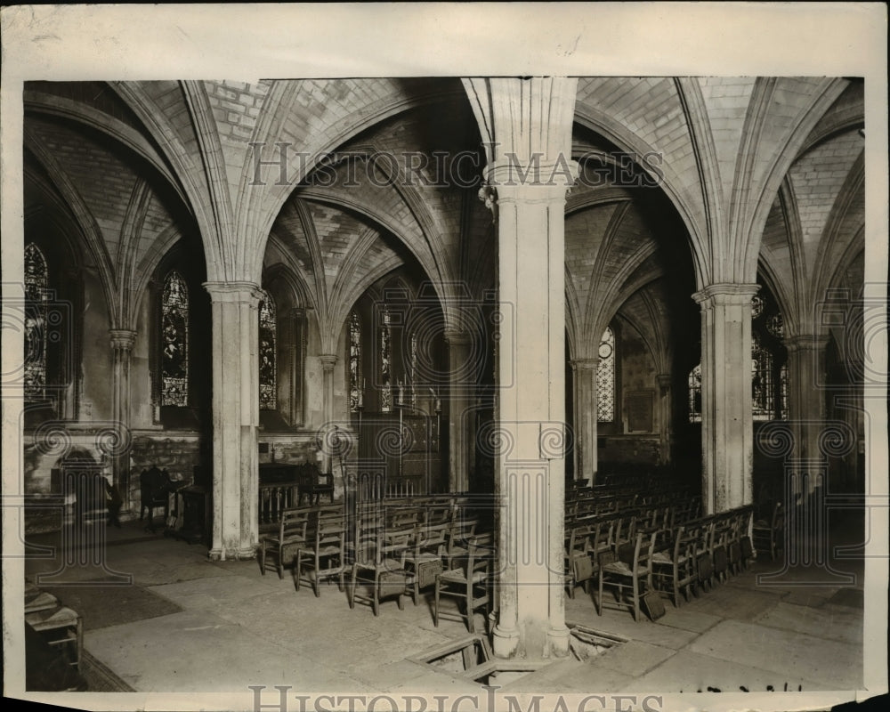 1938 Press Photo Renovation of Lady Chapel of Southwark Cathedral - Historic Images