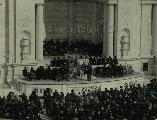 1922 Press Photo Rotarian Convention in Washington D.C. Honor Unknown Soldier - Historic Images