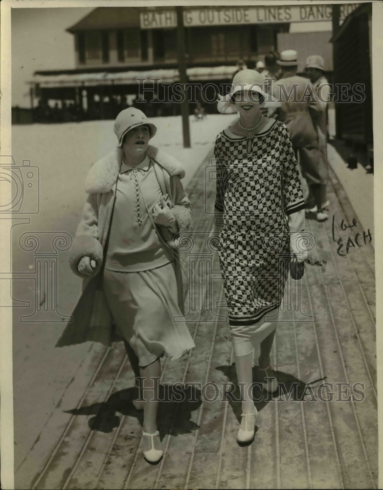 1925 Press Photo Mrs James Lawrence Breese &amp; Mrs herman Sierkes - Historic Images