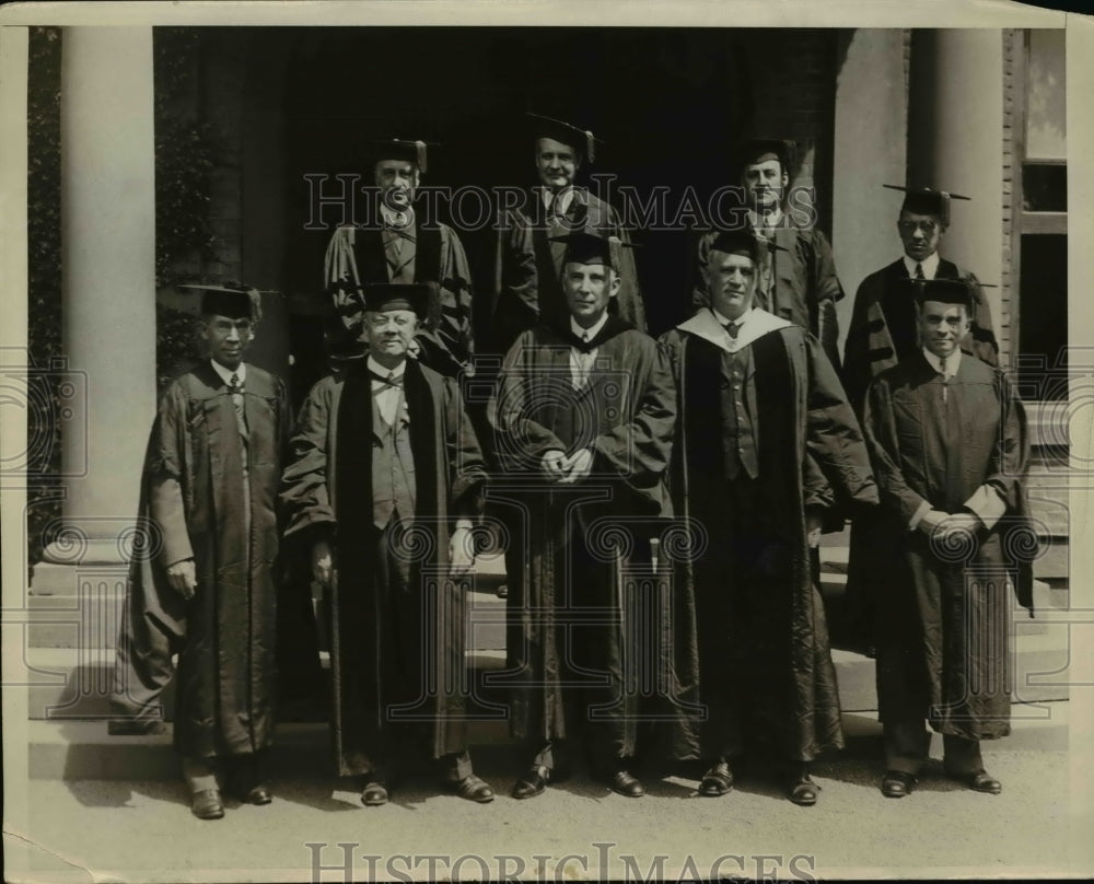 1930 Press Photo Commencement Exercises at Rutgers University at  New Brunswick - Historic Images