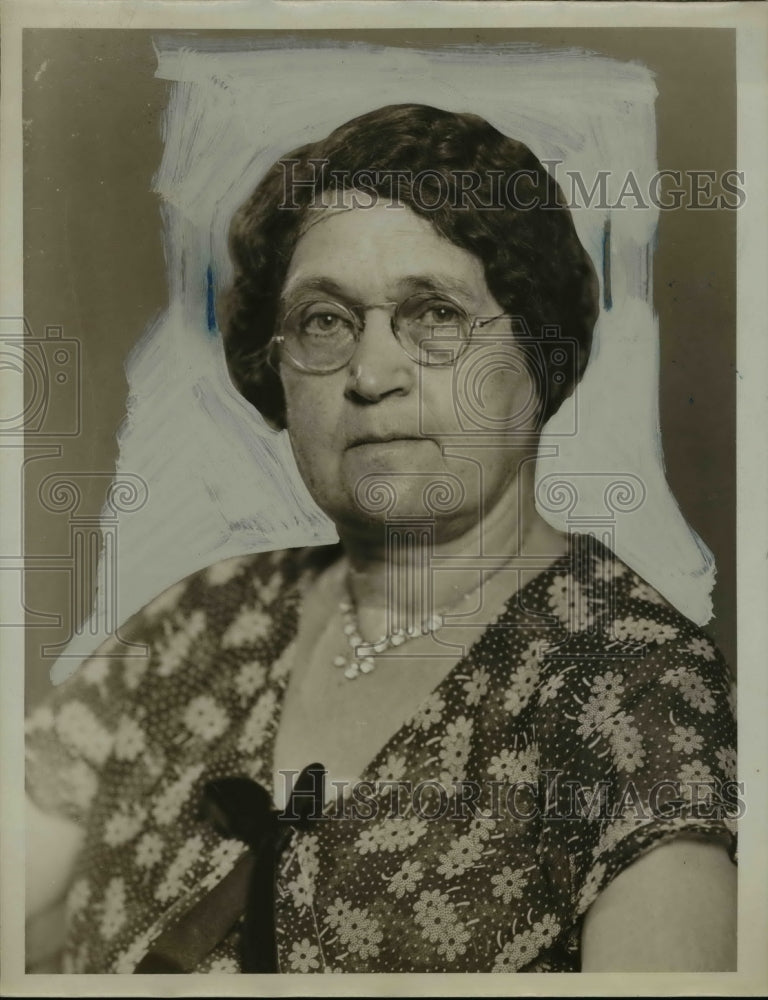 1927 Press Photo Mrs LG Hopper member of Fortnightly Club - Historic Images