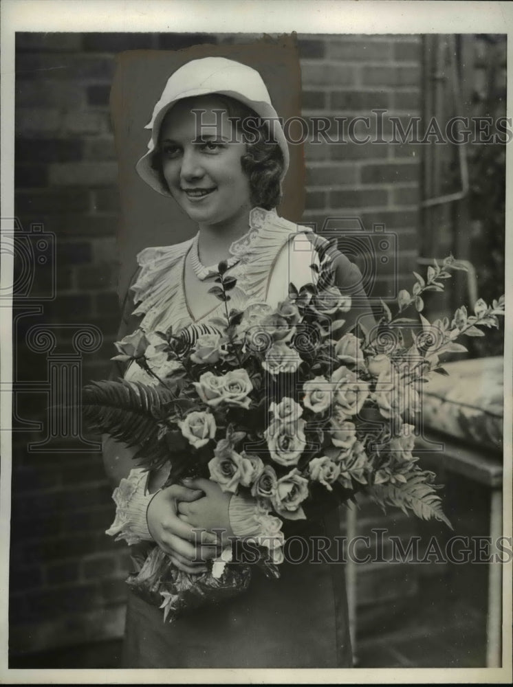 1932 Press Photo Margaret Daniel selected Queen Oceania of the Wildwood, Parade - Historic Images