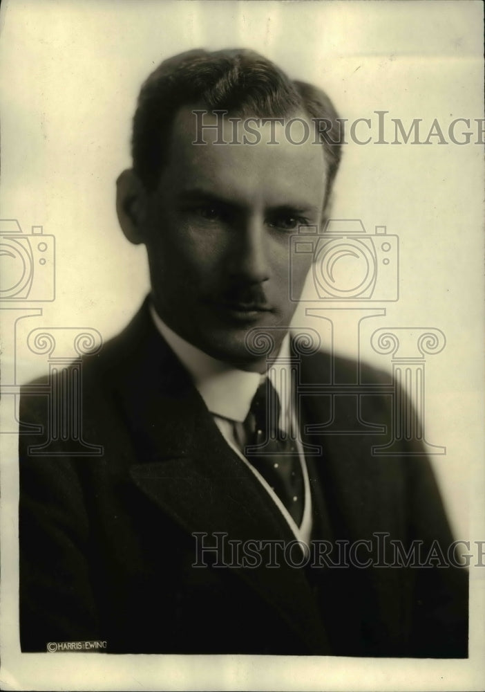 1921 Press Photo Mr. E.O. Mousley, secretary for New Zealand - Historic Images