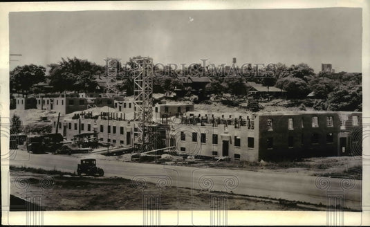 1935 Press Photo New Homes on the site of former Atlanta slums - Historic Images