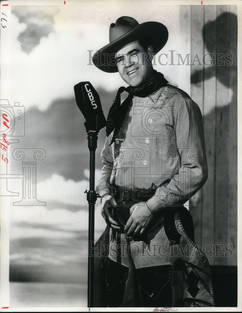 1967 Press Photo Artello Dickson was the 1st of radiodom&#39;s tour Tom Mix&#39;s - Historic Images