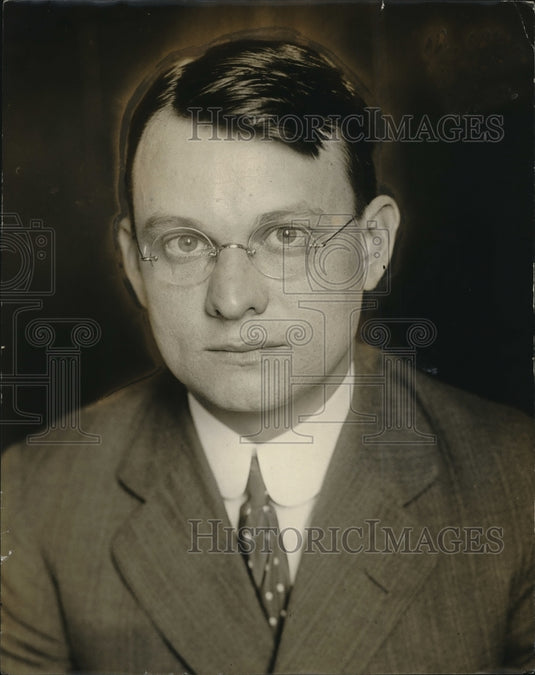 1918 Press Photo Benjamin E. Ling, press reporter - Historic Images