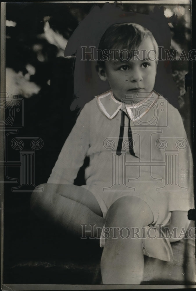 1927 Press Photo Horace Dodge III at the age of 4 - Historic Images