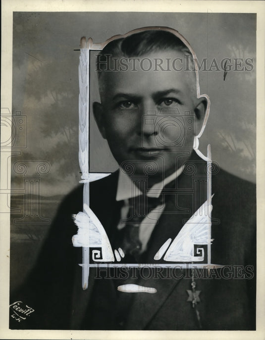 1927 Press Photo Dr Louis E Ford Dean of Dental College Univ So Cal - Historic Images