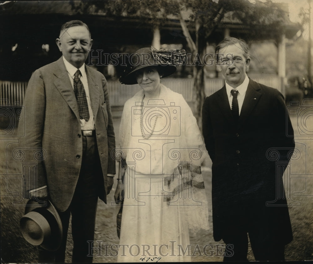 1923 Press Photo Senator Oscar Underwood and Gov. William Brandon of Alabama - Historic Images