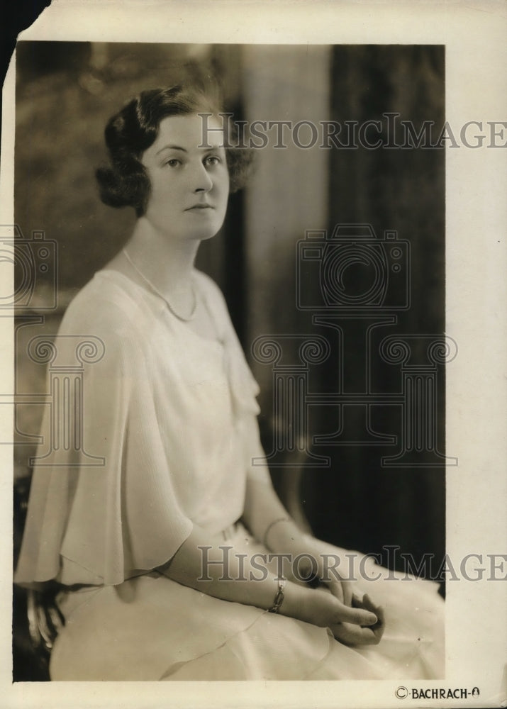 1930 Press Photo Miss Llytha Stourton to wed Fiorcanti Des'Agnese - Historic Images
