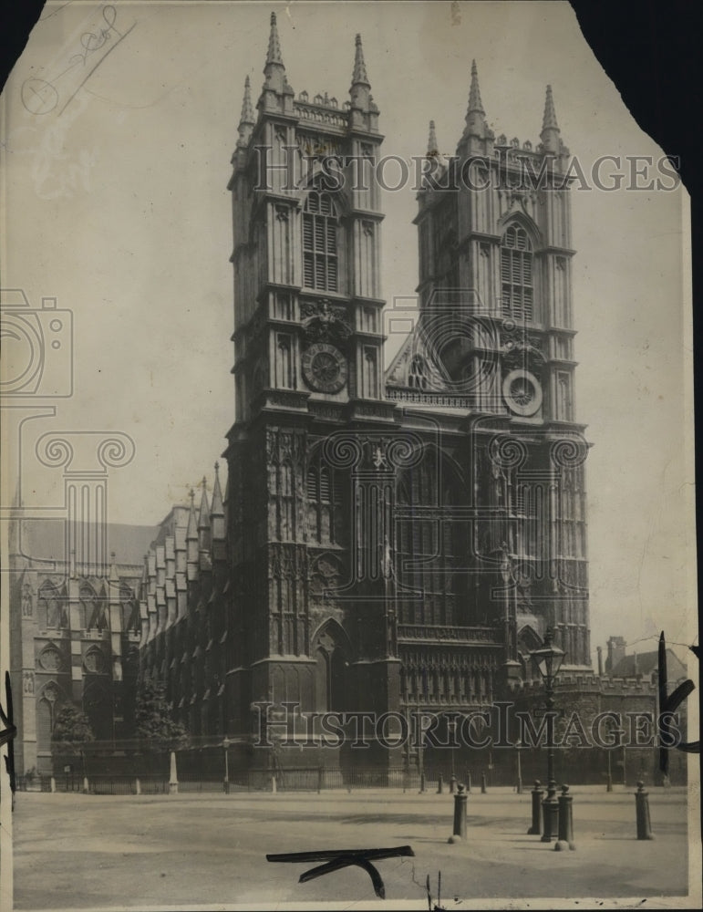 1922 Press Photo WestminsterAbbey in London England - Historic Images