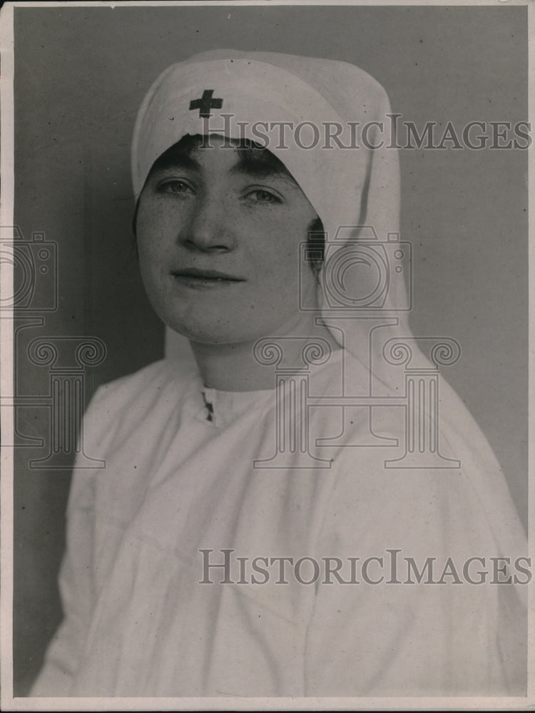 1923 Press Photo Red Cross nurse Della Allen - Historic Images