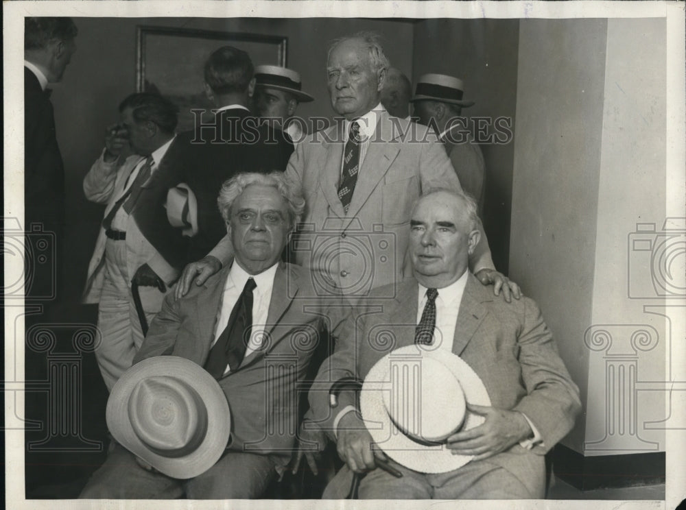 1928 Press Photo W.W. Howes, James W. Gerard at Democratic National Convention - Historic Images