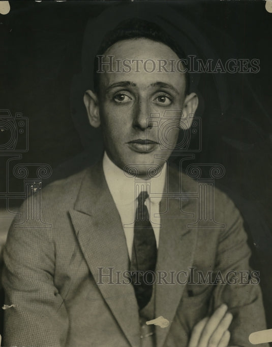 1923 Press Photo C.J. Stiers in Cleveland, Ohio. - Historic Images
