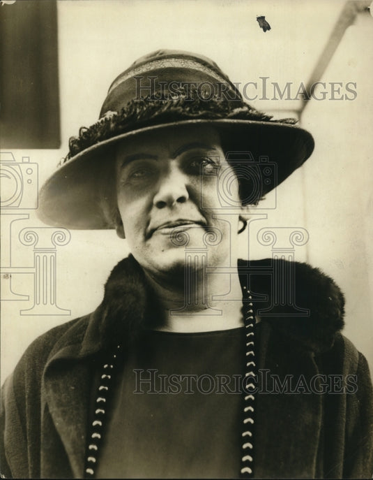1924 Press Photo Dr Alice F Blood of Boston, Mass. - Historic Images